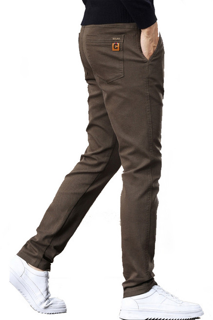 더슬림 편안한 스판바지 허리밴딩 슬림핏 남성바지