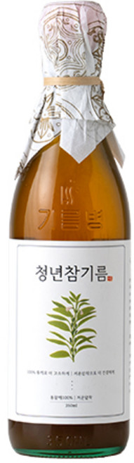 저온압착 청년 참기름, 350ml, 1개