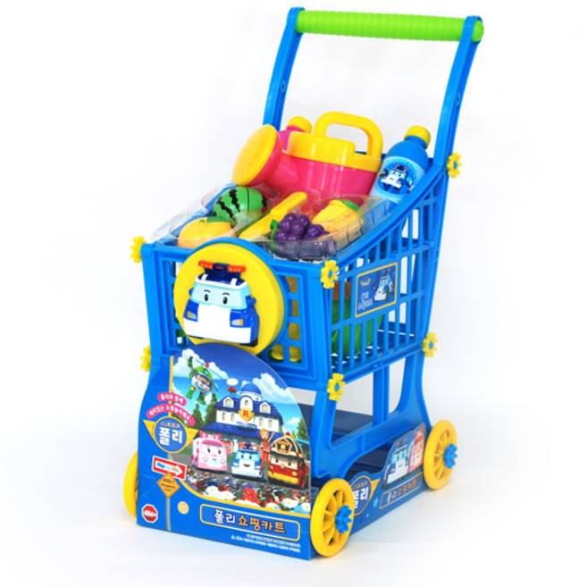 브랜드없음 쿠쿠토이즈-로보카폴리 폴리쇼핑카트, 단품없음, 1개