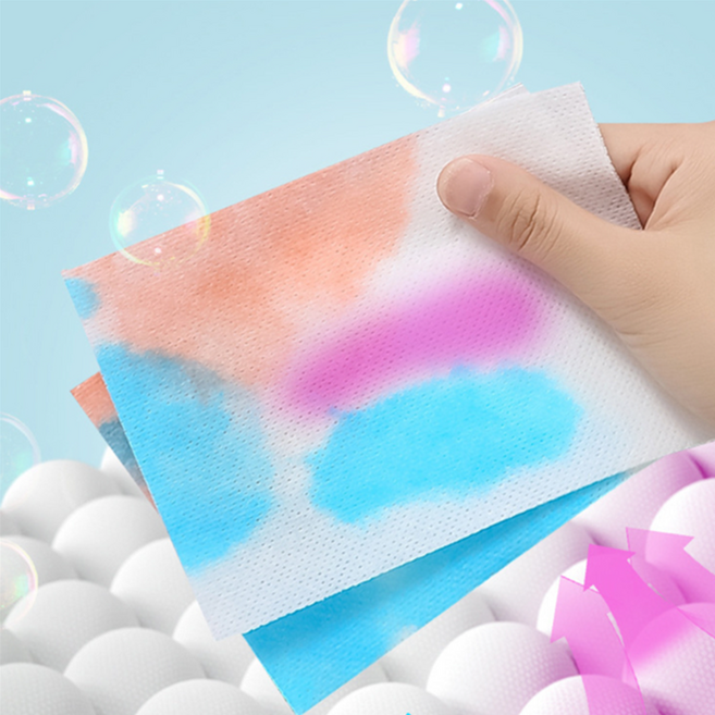 세탁기 이염방지 시트 얼룩 제거 티슈 50매, 1개