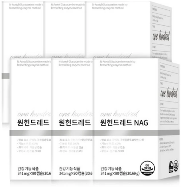 메디타민 원헌드레드 NAG 영양제, 90정, 6개 - 쿠팡