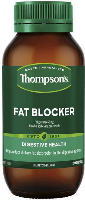 ThompsonS Fat Block殼聚醣膠囊, 1罐, 120顆