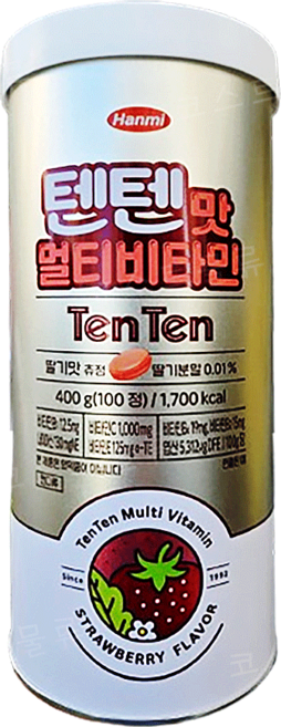 텐텐맛 멀티비타민 400g, 2개, 100정