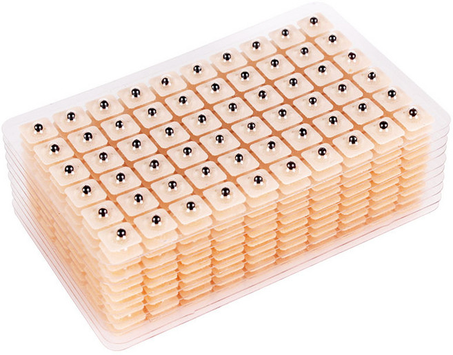 SOLCHANHI 귀 지압패치 이침 600pcs, 단색, 2개