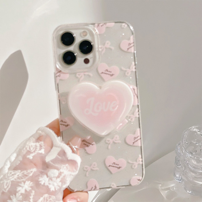 쿠잉제이 피치러브 스마트톡 아이폰 케이스