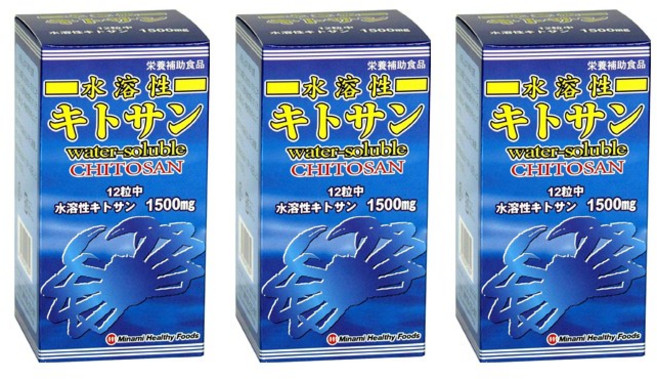 키토산 수용성 360정 3개 미나미헬스 일본