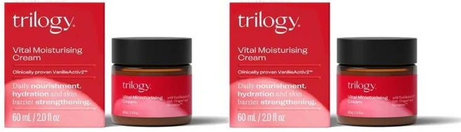트릴로지 바이탈 모이스처 보습 크림 60ml 2개 Trilogy MOISTURISING CREAM - 쿠팡
