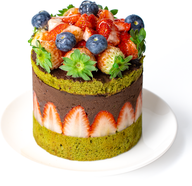 (평일 낮 12시전 주문 오늘출발) 케익팩토리 딸기말차케이크, 660g, 1개