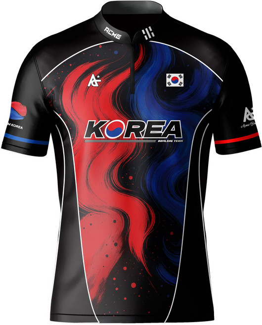 볼링티셔츠 집업티 CoKR07-국대 애크미 ACME 볼링연습티