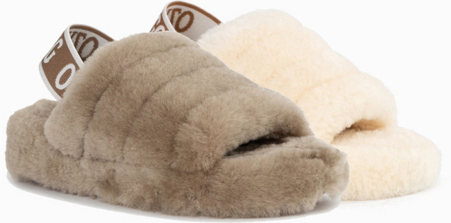 오즈어그웨어 브루클린 플러프 솜털 어린이 키즈 밴드 방한 슬라이드 OZ748K