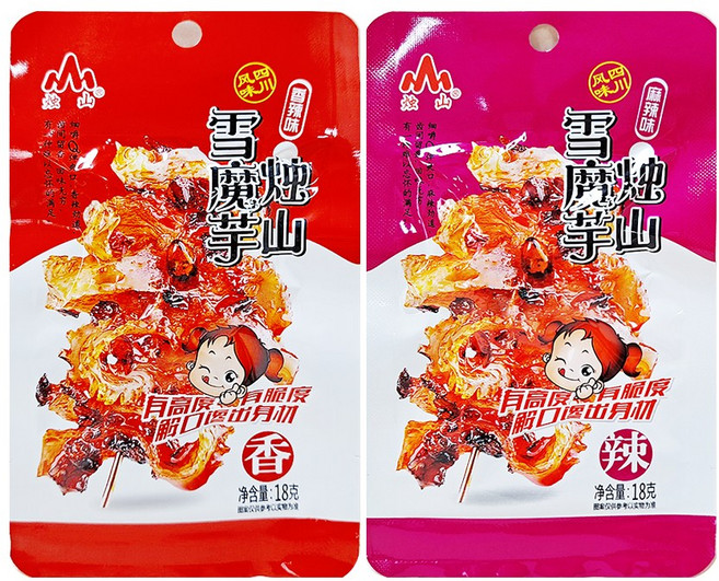 곤약간식 설곤약 혼합세트 (향라15개+마라15개), 1개