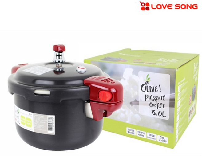러브송 올리브 압력솥 3.0L(4~5인용)ㅣ압력밥솥 인덕션 만능밥솥, 1개