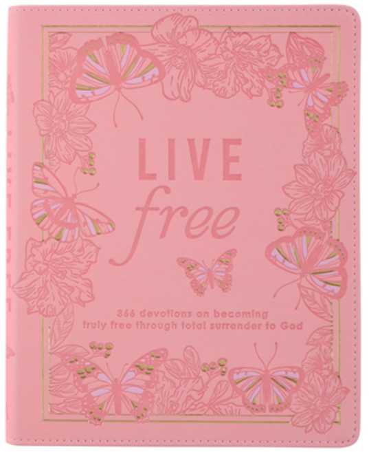 (영문도서) Live Free Devotional for Women 366 Devotions on Becoming Truly Free Through Total Surrender ... Leather, Christian Art Publishers, English, 9780638000443