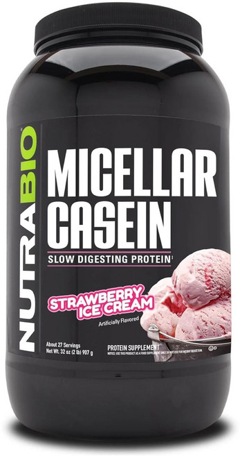 뉴트라바이오 미셀라 카제인 스트로베리 아이스 크림, 1개, 907g