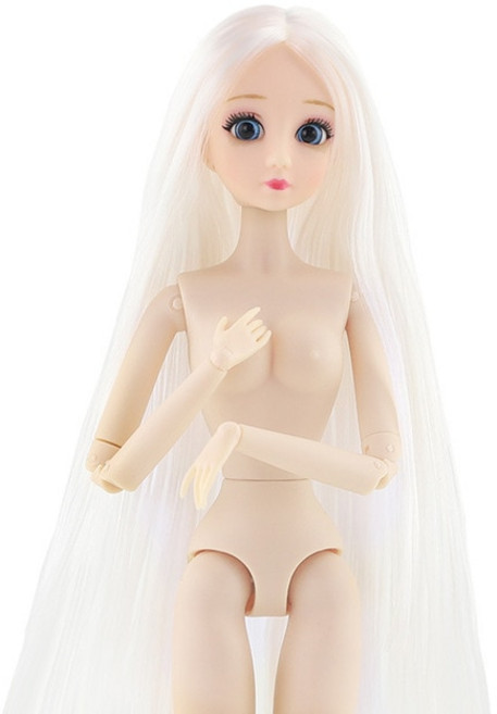 구체관절인형 Bjd 16 블루 26 개의 30cm 움직이는 회색 머리 여아용 드레스 업 장난감, 1개