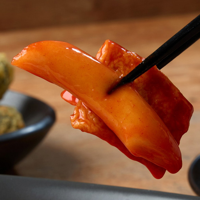캠핑 야식 분식 간편식 즉석 밀떡 옛날 국물 떡볶이 밀키트, 1개, 500g