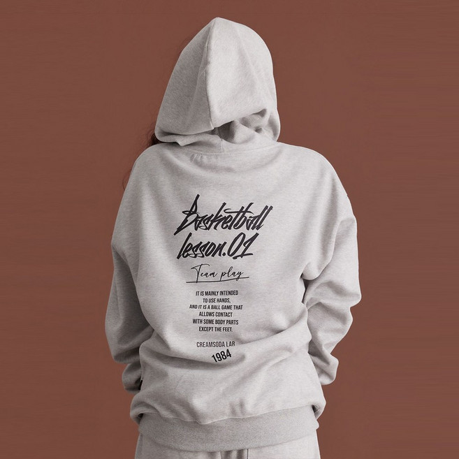 엘에이비 쿼터 팀플레이 후드티