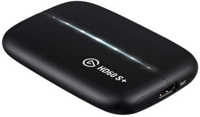 Elgato HD60 S+ 외장 캡쳐 카드 PS5 PS4Pro Xbox Series XS Xbox One XS 대응 저 레이턴시 1080p60fps HDR104K60 라이브 전송녹화용 OBS 연계 PCMac 대응, 1개