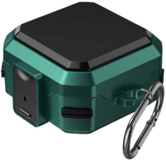 투에이비 분실방지 러기드 범퍼 하드 케이스, 1개, 그린, 버즈 라이브/버즈2/프로/프로2/버즈FE