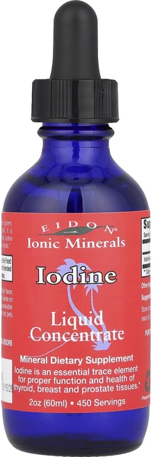 Eidon Ionic Minerals 요오드 액상 농축물 226mcg 60ml(2oz), EidonIonicMinerals요오드액상농축물226m, 1개, 60ml - 쿠팡
