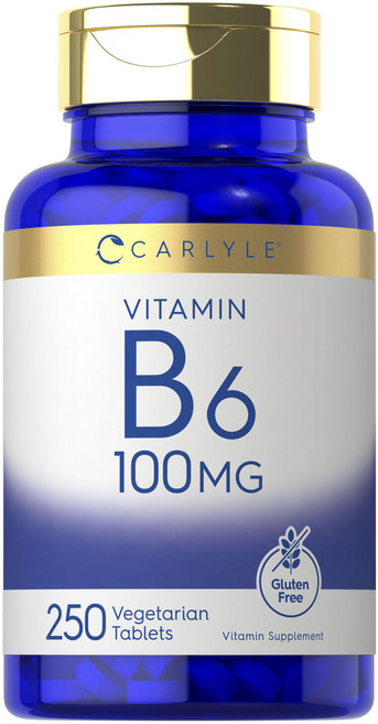 칼라일 비타민 B6 100mg 베지테리안 타블렛, 1개, 250정