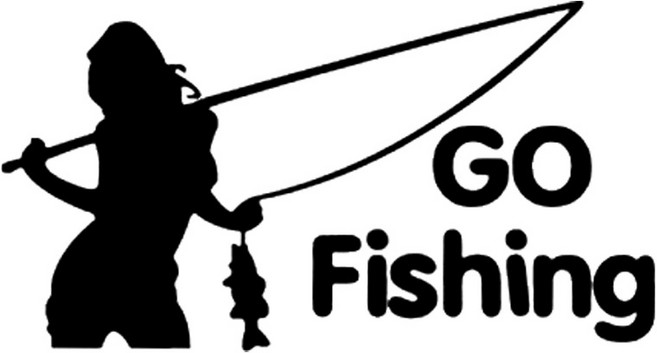 자동차 포인트 00019 낚시1 튜닝 스티커(S), 홀로그램, 1개