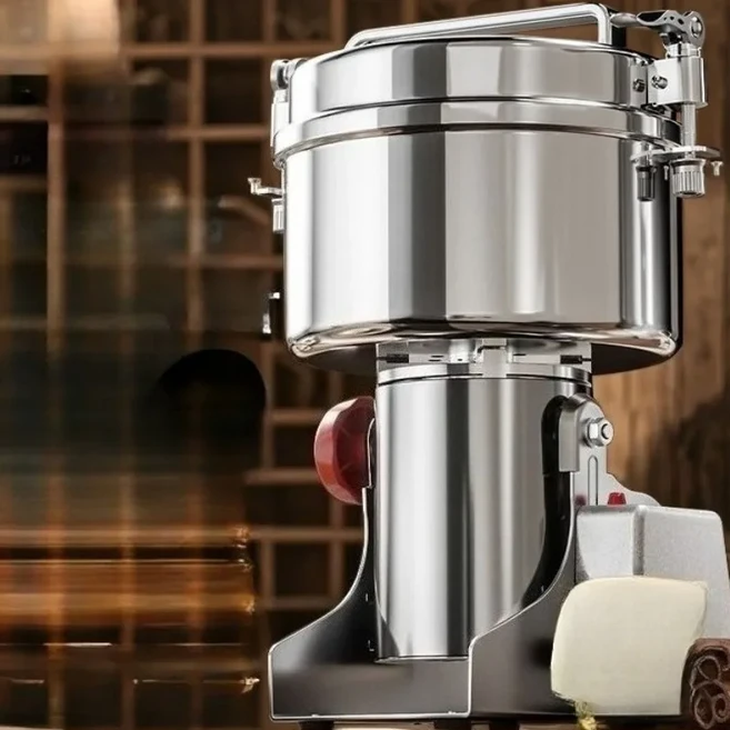 치고 밀 분쇄기 가정용 소형 전통 한약 미세 분쇄기 다기능 벽 분쇄기, 01 800g, 02 영국