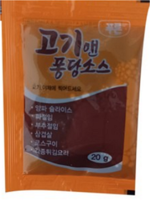 푸른식품 고기앤퐁당 소스, 20개, 20g