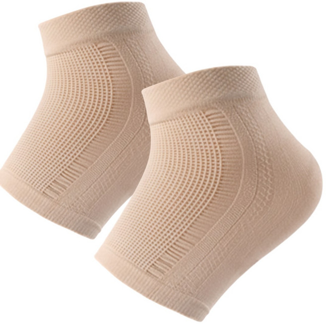 힐케어 발뒷꿈치 보습 양말 풋 각질케어 실리콘 패드, 2세트