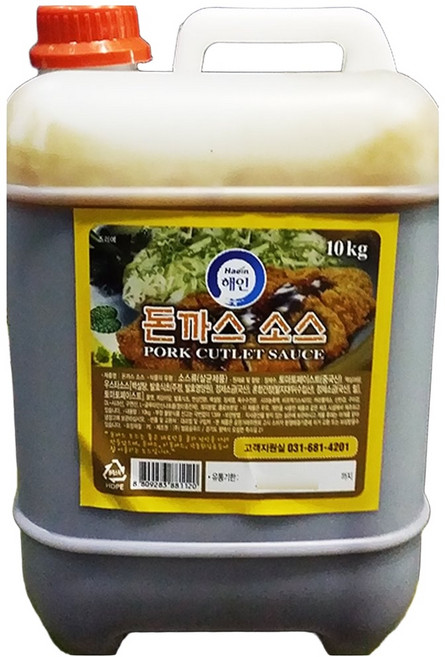 돈까스소스(해인 10KG) 양념 업소용 포크 커틀렛 대용량, 1개, 10kg