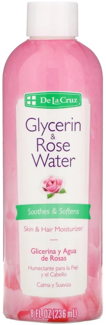 De La Cruz 글리세린 및 로즈워터 스킨 앤 헤어 모이스처라이저 236ml 2팩, 1개 - 쿠팡