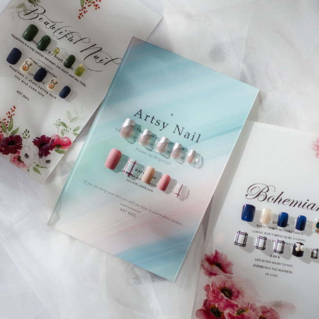 라이트앤 네일 아트판 네일 촬영 소품 배경, 네일아트판 - 대리석 E, 1개