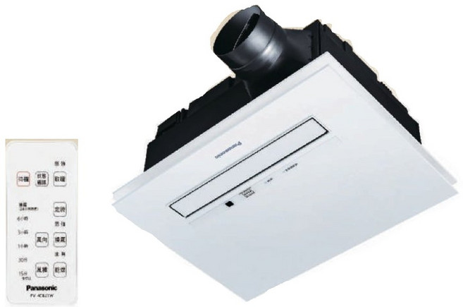 Panasonic 浴室換氣扇 DC直流馬達 節能靜音, 白色