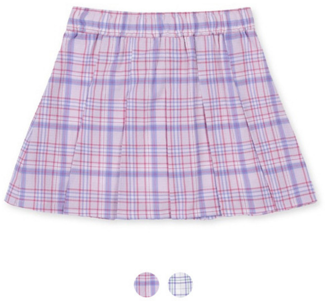 폴햄키즈 폴햄키즈 시그니처 여아 시어서커 플리츠 스커트_PKD2RR2010