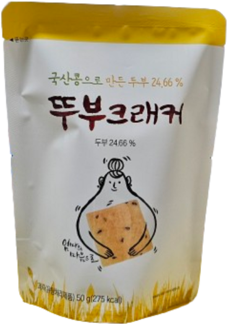 코스트코 두부과자 뚜부크래커 건강 국산콩 어린이 간식, 50g, 1개