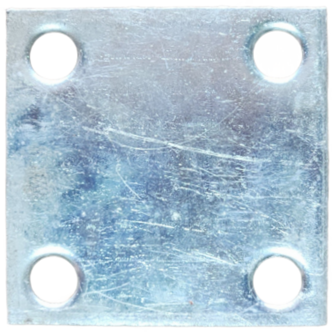 아연도금 베이스판 120X120X6T 플레이트판 철골작업 기초베이스, 1개