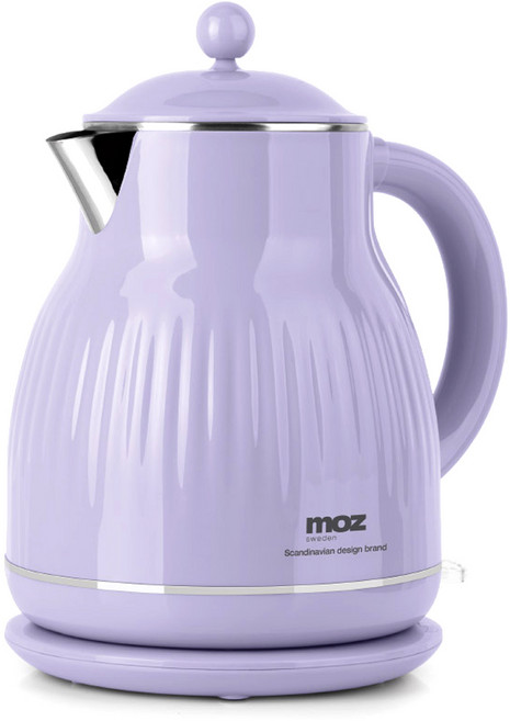 모즈스웨덴 전기포트 모즈 커피포트기 전기주전자 스텐 1.9L, 파스텔퍼플