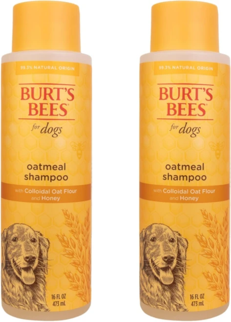 Burt's Bees 버츠비 강아지샴푸 2개 귀리가루와 꿀 함유된 오트밀 샴푸 (개당 473ml) - 쿠팡