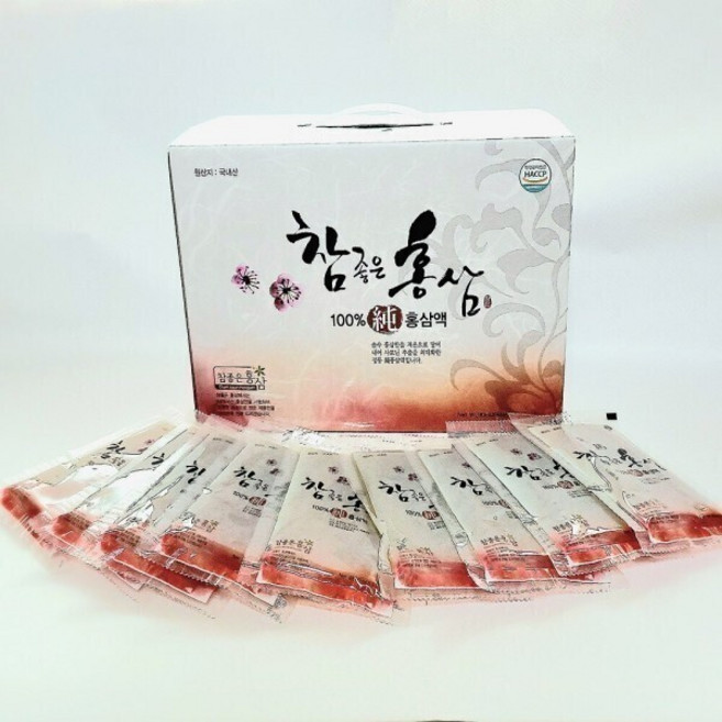 오로지 홍삼만넣고달인 참좋은홍삼 홍삼액 60포, 60개, 90ml