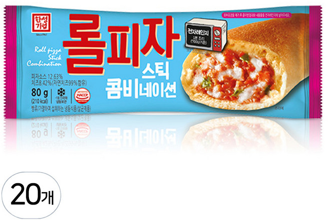 한성기업 롤피자 스틱 콤비네이션 80g 12개, 24개