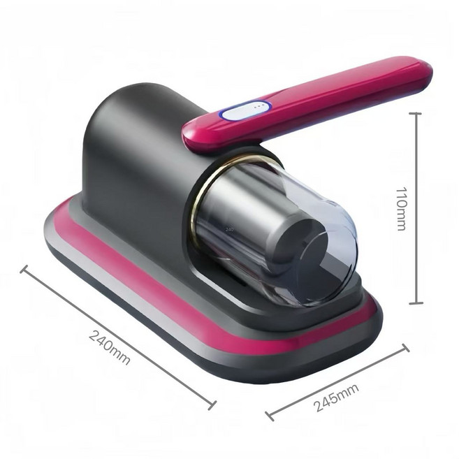 충전식 무선 핸디 침구 청소기 이불 요대기 진드기 제거 깔끔 편리살균청소기SAD-01, 레드, COU-BS-801