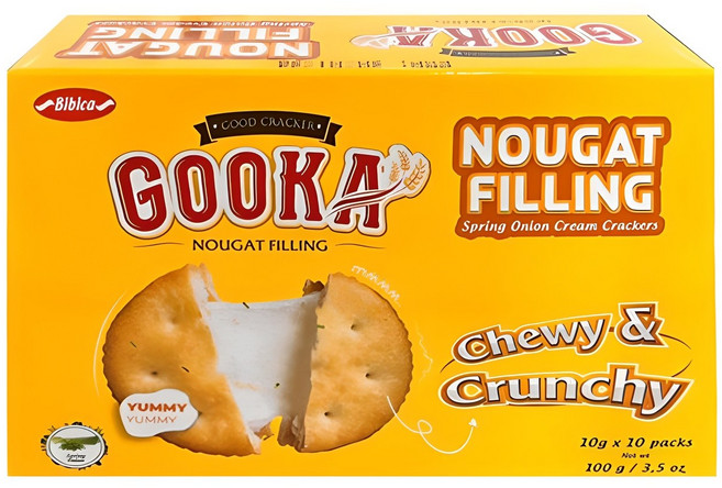 비비카 구카 누가 필링 크래커, 100g, 1개