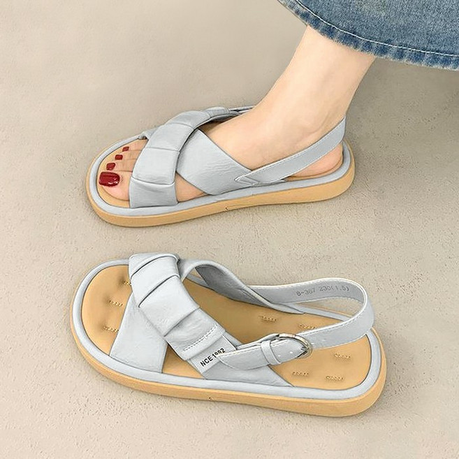 Modern Fashion 여성 심플한 스트랩 샌들 X160