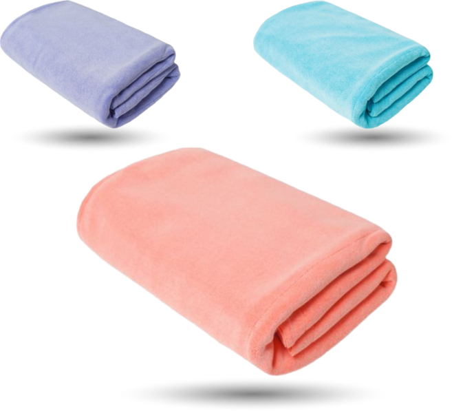 퓨어스타 슈페리어 드라잉타월 대형 90x70cm 코랄 초극세사 양면