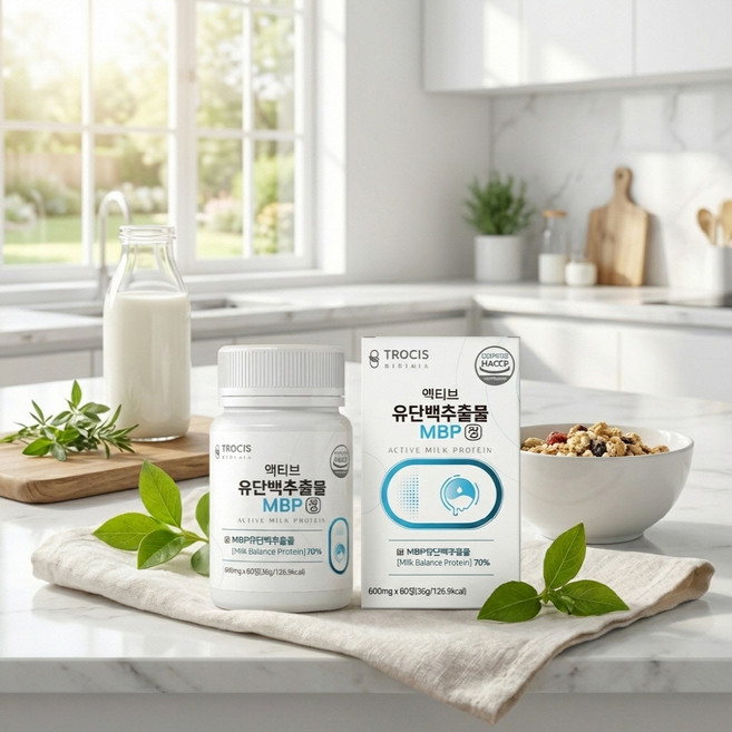 MBP 60정 네덜란드산산양유단백분말 미국산초유단백분말 뉴질랜드산락토페린농축물, 1개