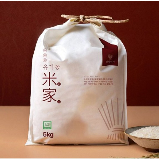 경성미가 올가닉 유기농미가 백미, 5kg, 1개, 상등급