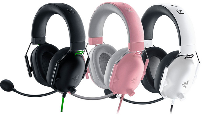 Razer BlackShark V2 X 有線電競耳機, PlayStation版-黑,主商品