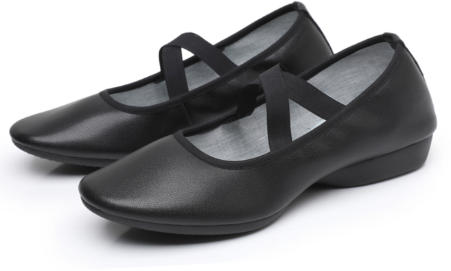 라라 디바즈 여성 천연소가죽 스포츠 라인 댄스화