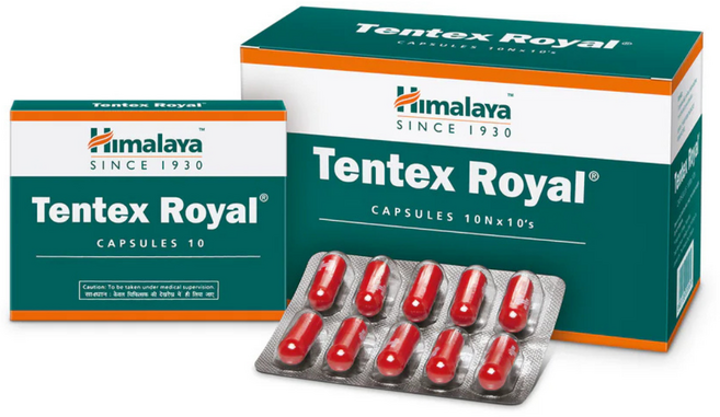 Himalaya Tentex Royal Capsules - 10 Capsules, 5개, 10정