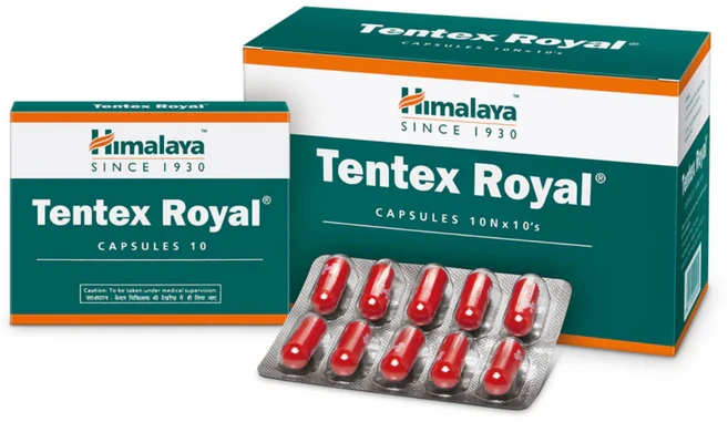 Himalaya Tentex Royal Capsules - 10 Capsules, 5개, 10정 - 쿠팡